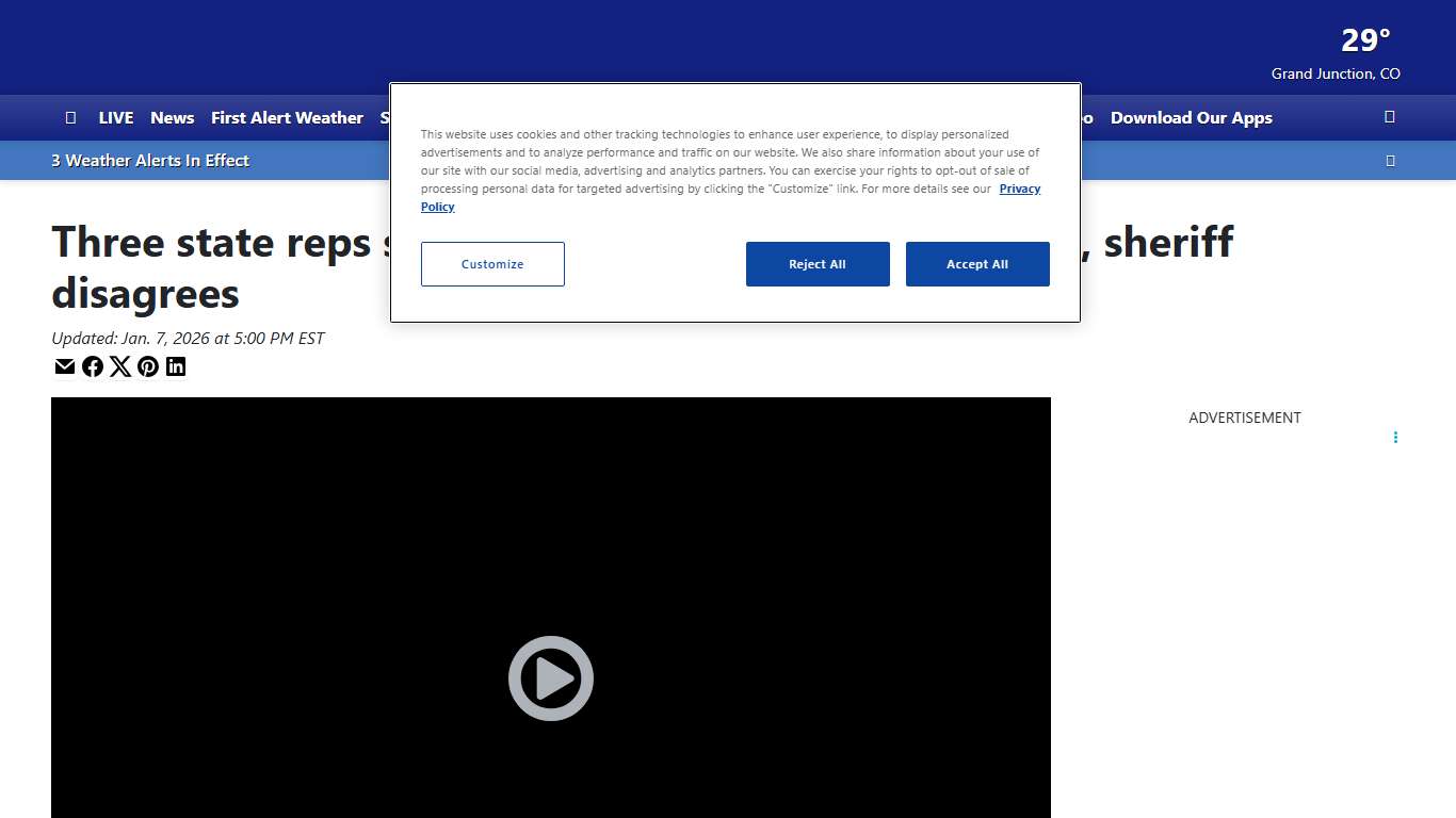 Three state reps say Butler County Jail is dangerous, sheriff disagrees